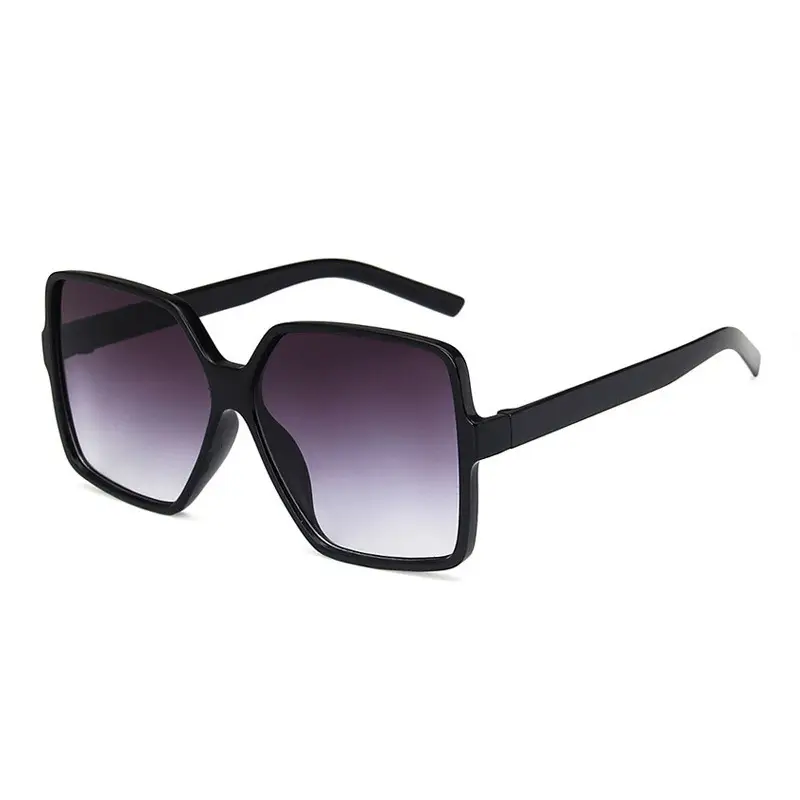New Women's Anti-UV Square Sunglasses Black - Image 11