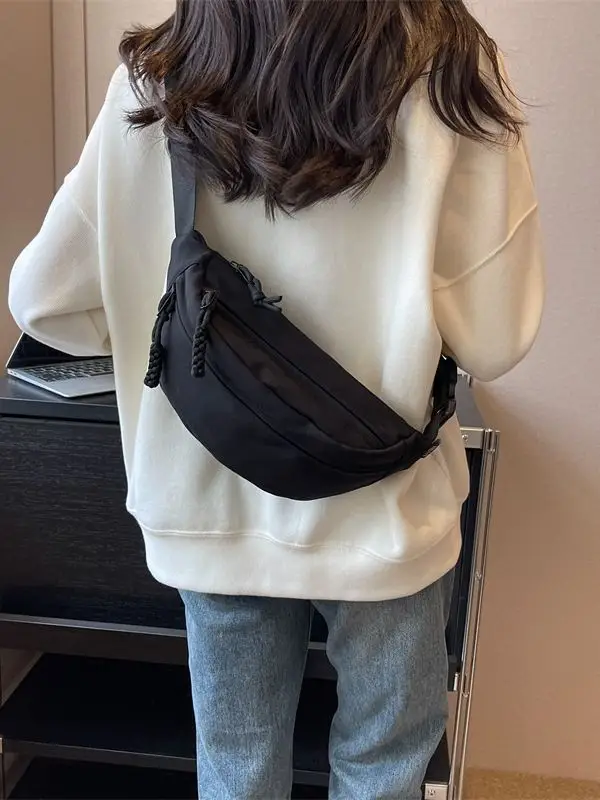 Orange Japanese Style Waist Bag for Women - Image 8