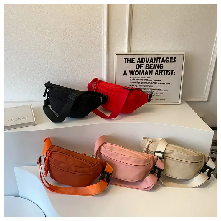 Orange Japanese Style Waist Bag for Women — feature 11