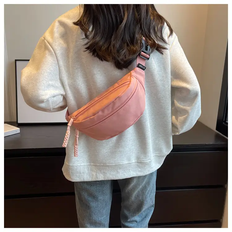 Orange Japanese Style Waist Bag for Women — feature 13