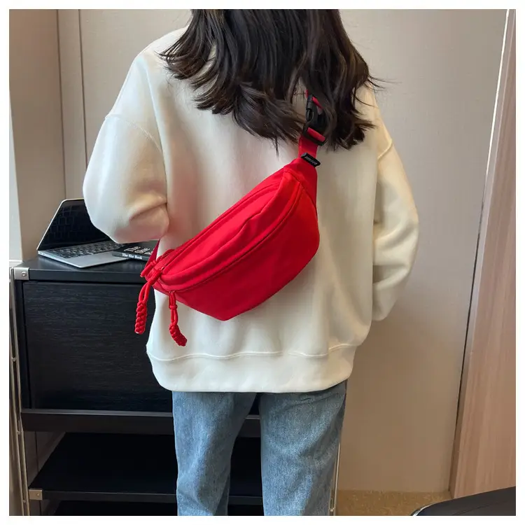 Orange Japanese Style Waist Bag for Women — feature 18