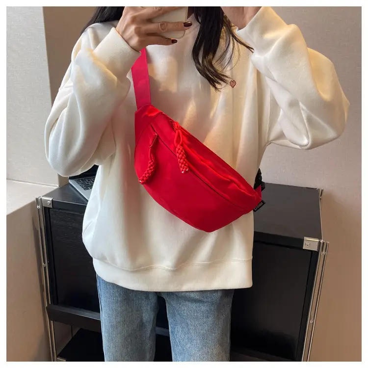 Orange Japanese Style Waist Bag for Women — feature 19