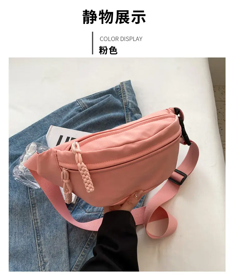 Orange Japanese Style Waist Bag for Women — feature 22
