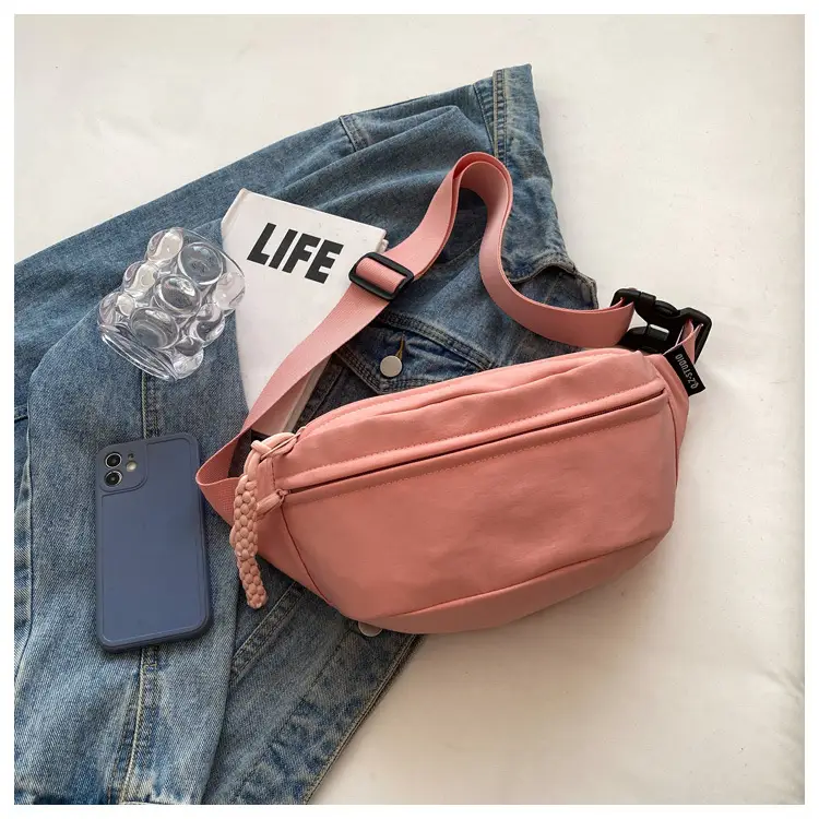 Orange Japanese Style Waist Bag for Women — feature 27
