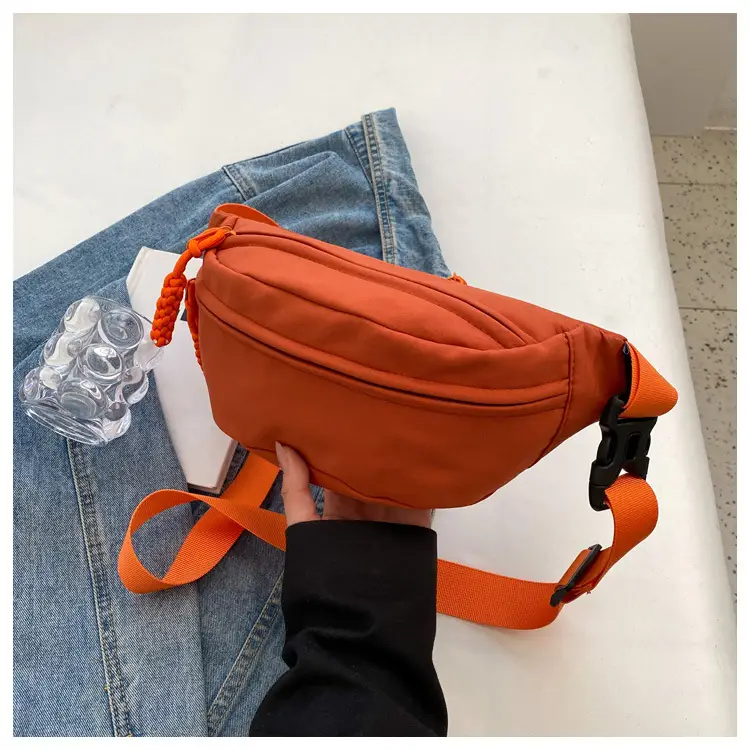 Orange Japanese Style Waist Bag for Women — feature 30
