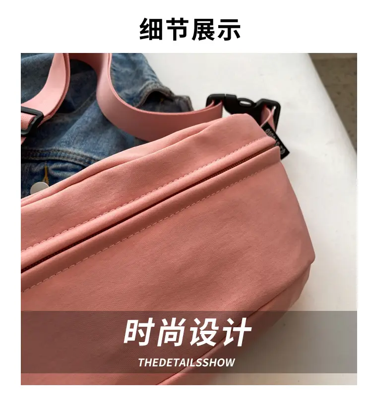 Orange Japanese Style Waist Bag for Women — feature 5