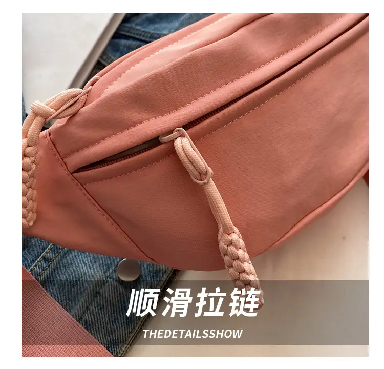 Orange Japanese Style Waist Bag for Women — feature 7