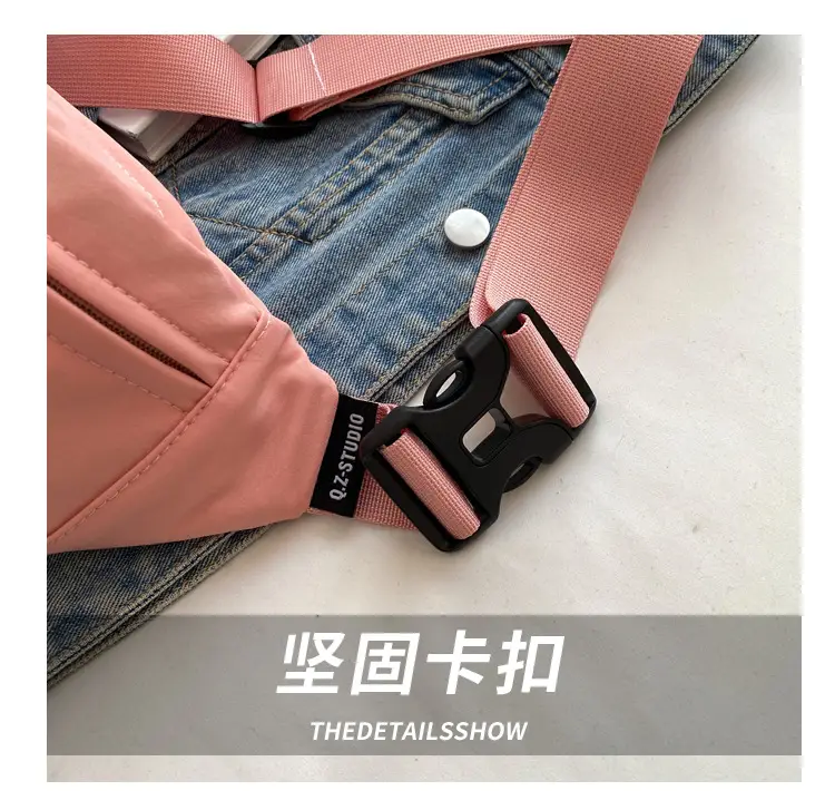 Orange Japanese Style Waist Bag for Women — feature 8