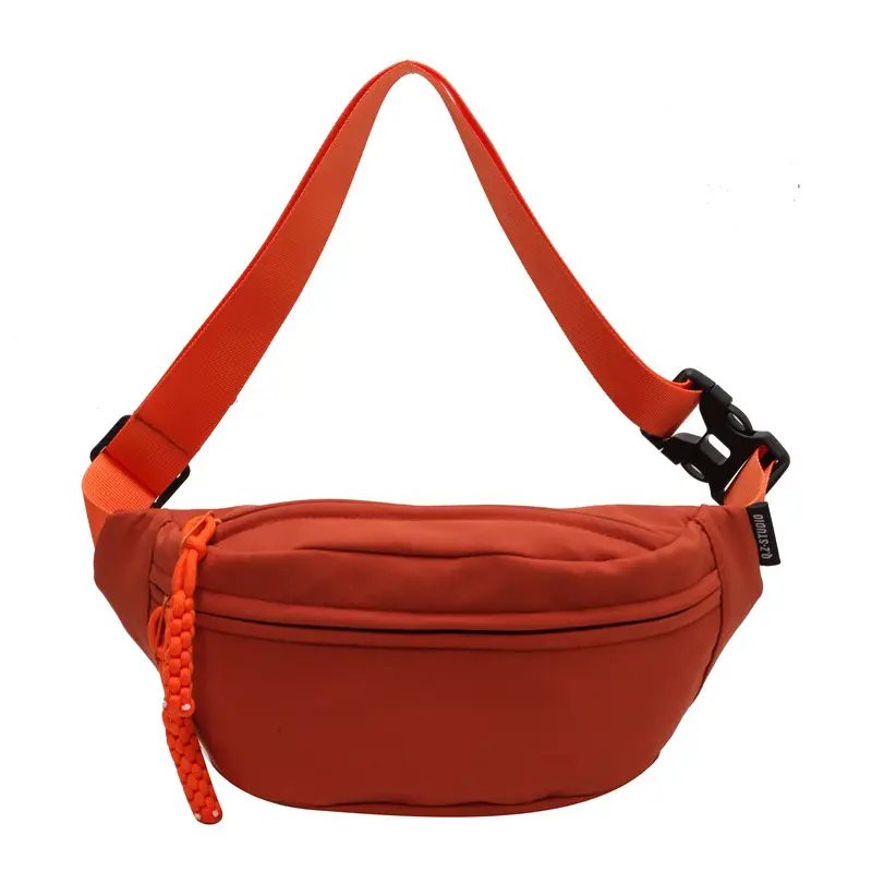 Orange Japanese Style Waist Bag for Women - Image 3