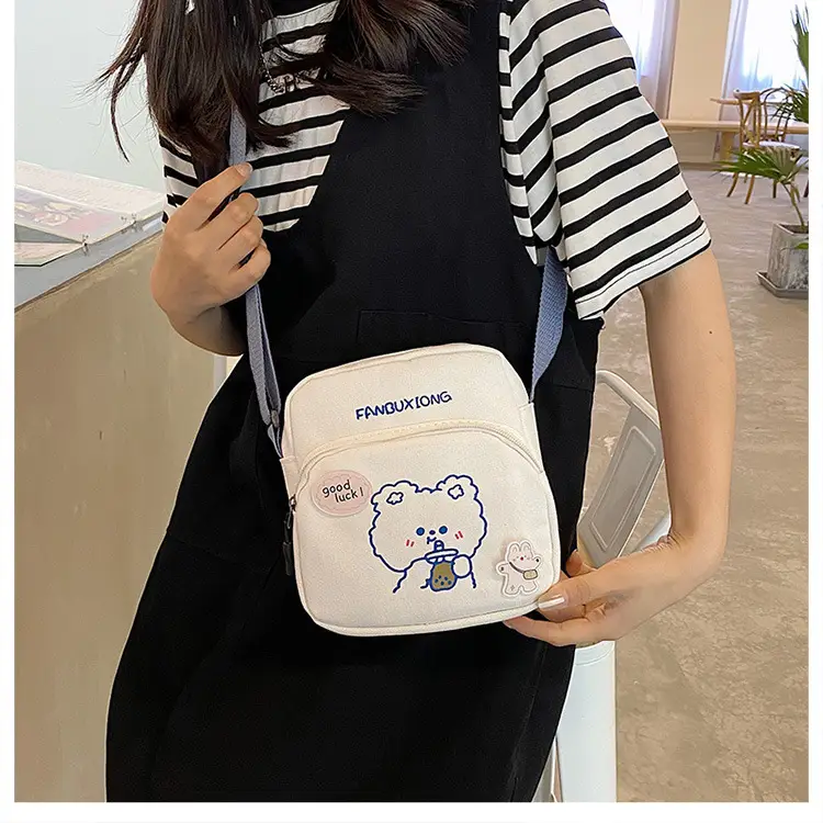 Cute Cartoon Cartoon Mobile Phone Bag 2023 New Printed Sweet Shoulder Crossbody — feature 10