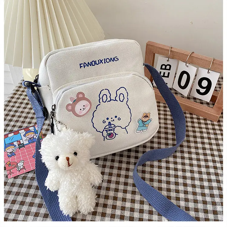 Cute Cartoon Cartoon Mobile Phone Bag 2023 New Printed Sweet Shoulder Crossbody — feature 17