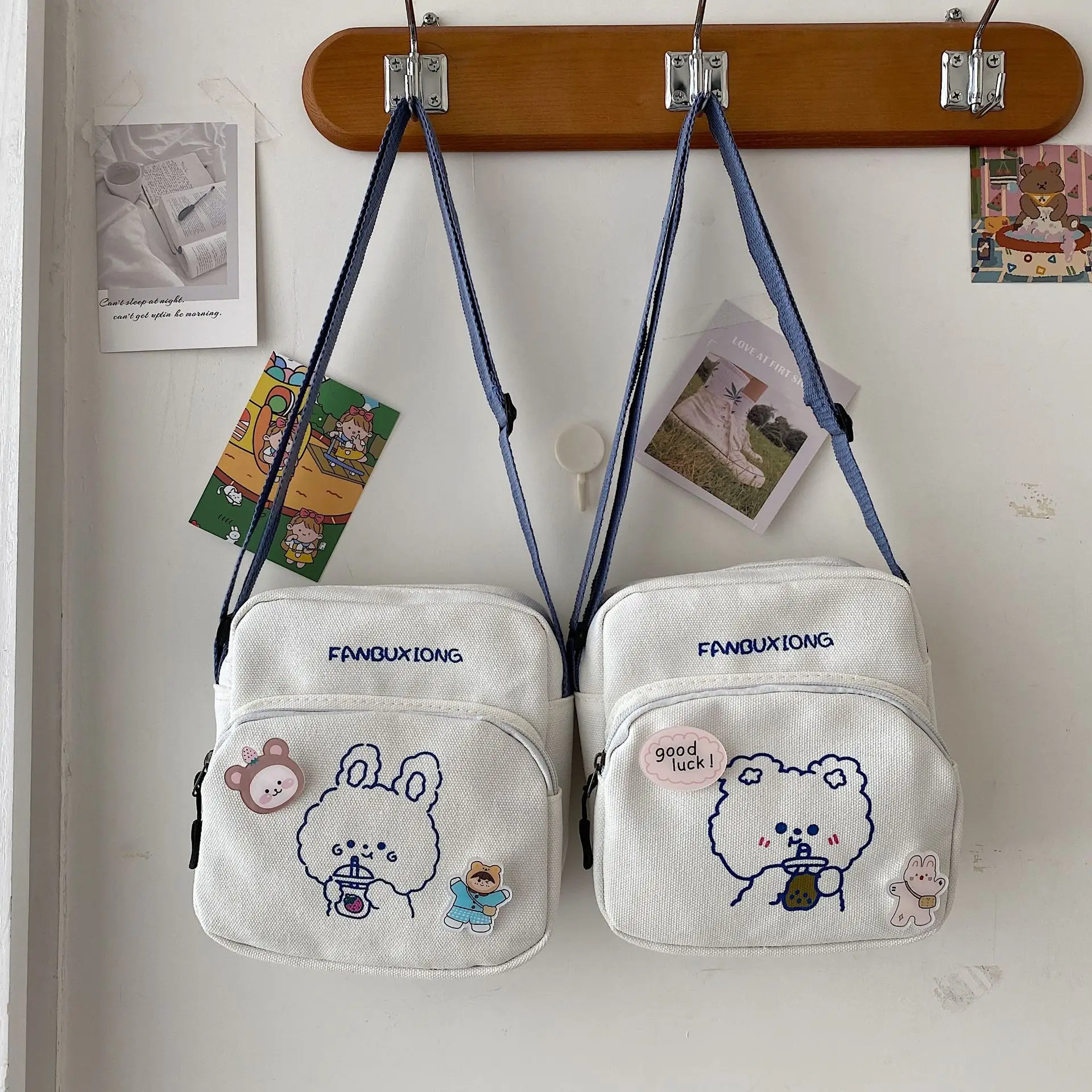 Cute Cartoon Cartoon Mobile Phone Bag 2023 New Printed Sweet Shoulder Crossbody — feature 19