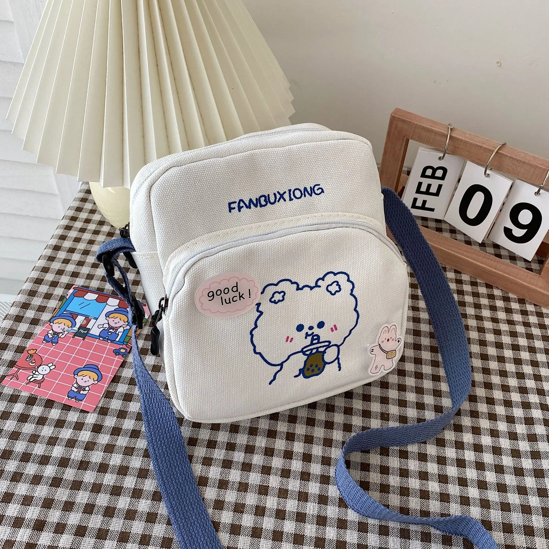 Cute Cartoon Cartoon Mobile Phone Bag 2023 New Printed Sweet Shoulder Crossbody — feature 23