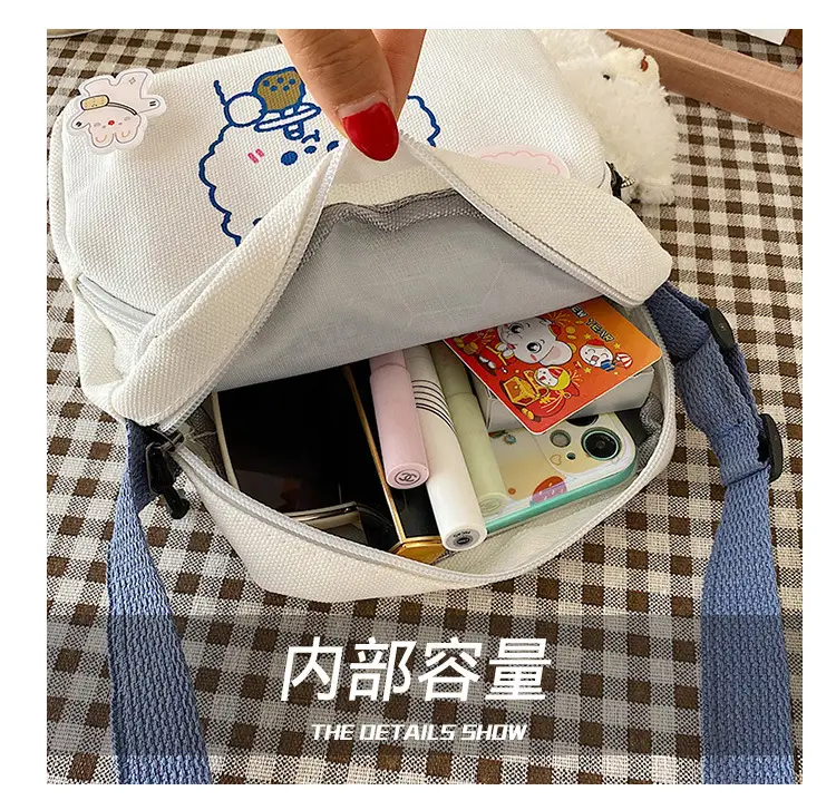 Cute Cartoon Cartoon Mobile Phone Bag 2023 New Printed Sweet Shoulder Crossbody — feature 5