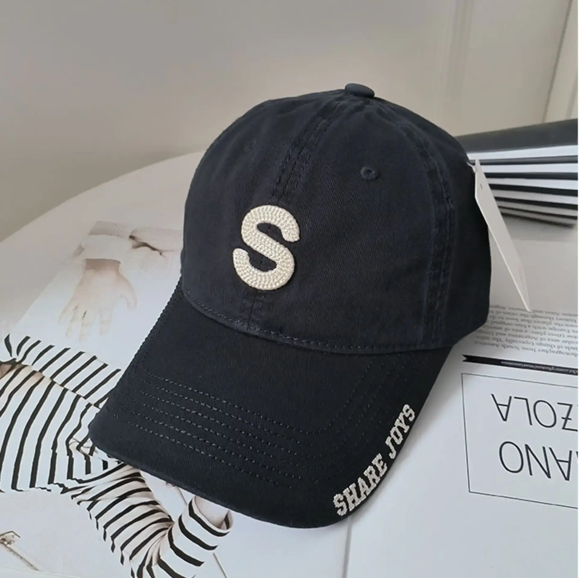 Women's Brown Logo Baseball Cap 2023 Summer - Image 9