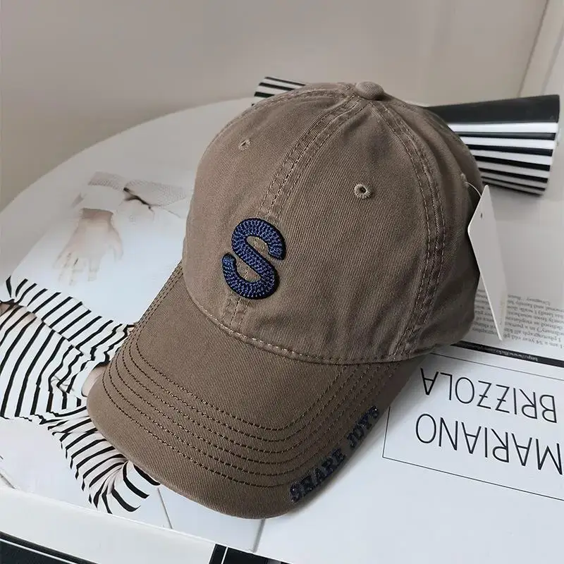 Women's Brown Logo Baseball Cap 2023 Summer - Image 10