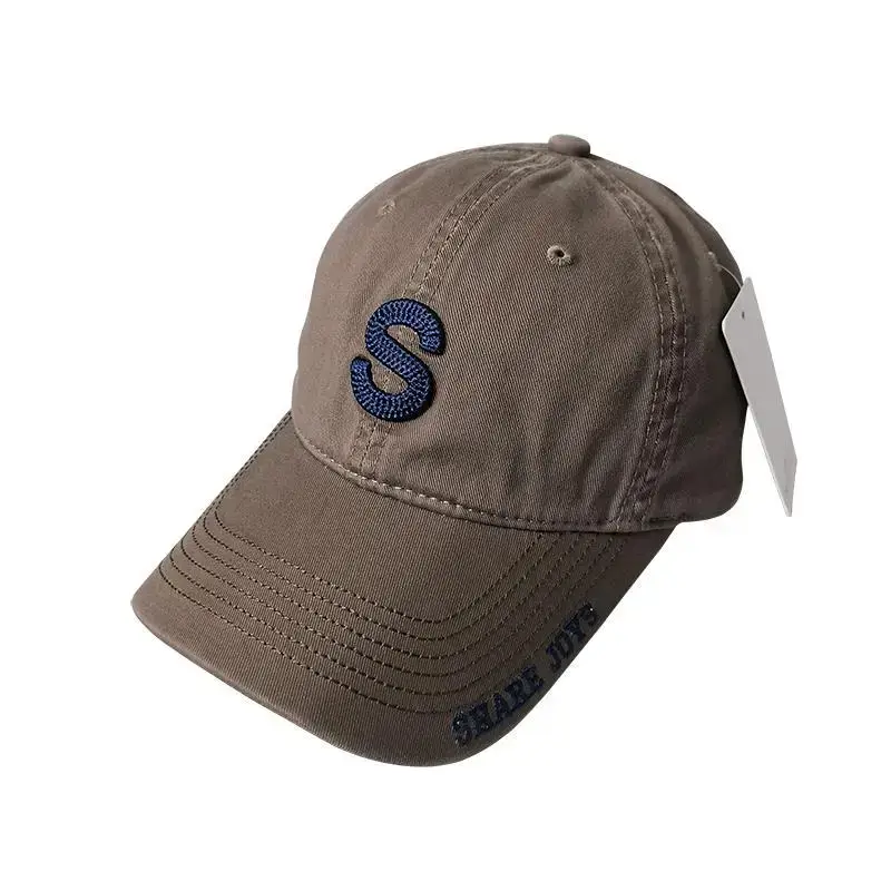 Women's Brown Logo Baseball Cap 2023 Summer - Image 13