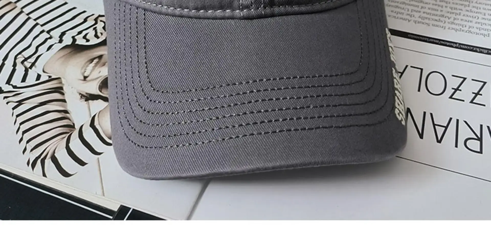 Women's Brown Logo Baseball Cap 2023 Summer — feature 10