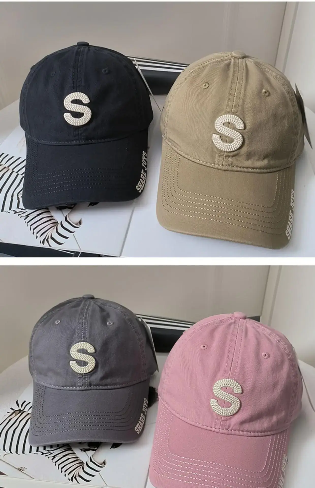 Women's Brown Logo Baseball Cap 2023 Summer — feature 21