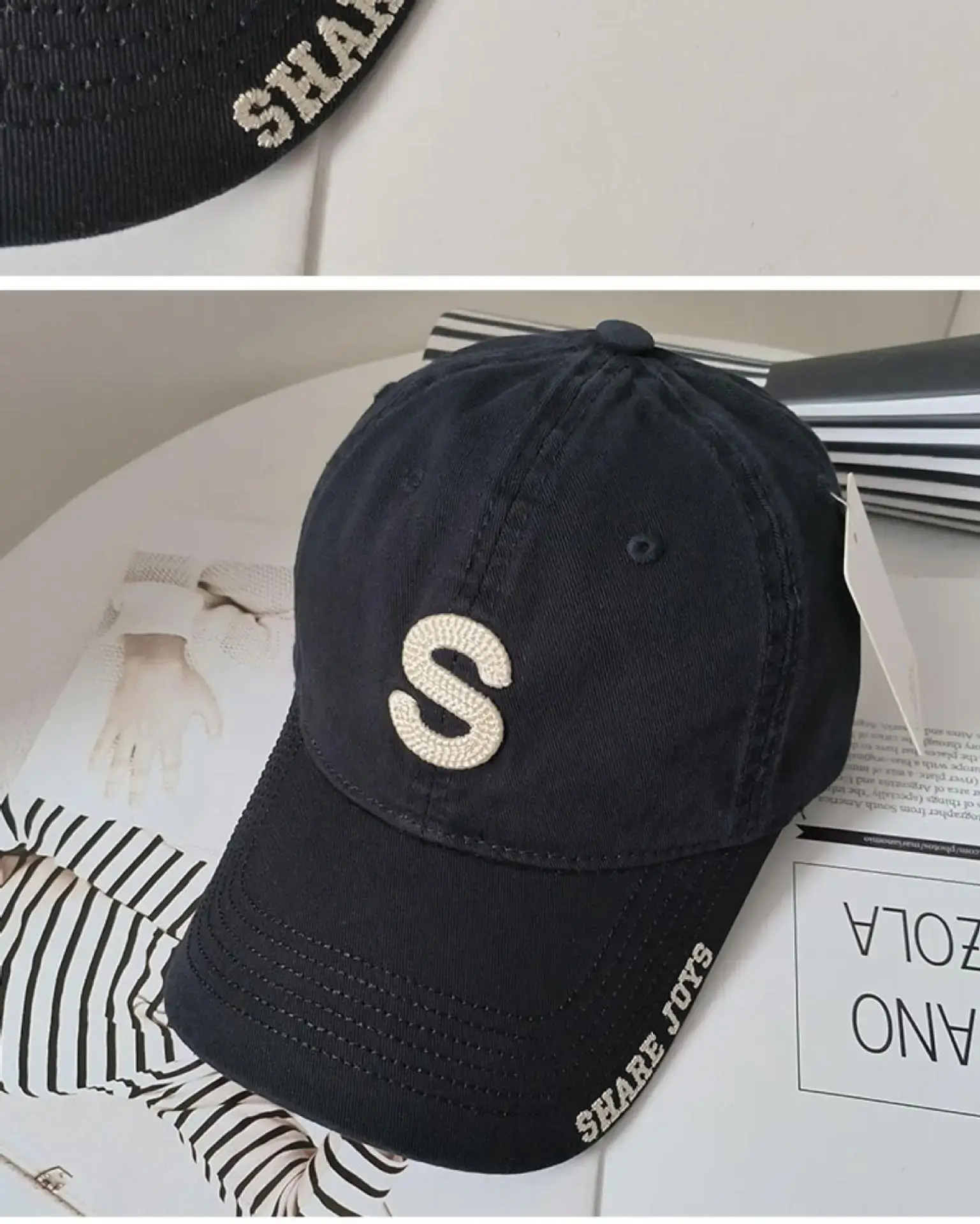 Women's Brown Logo Baseball Cap 2023 Summer — feature 6