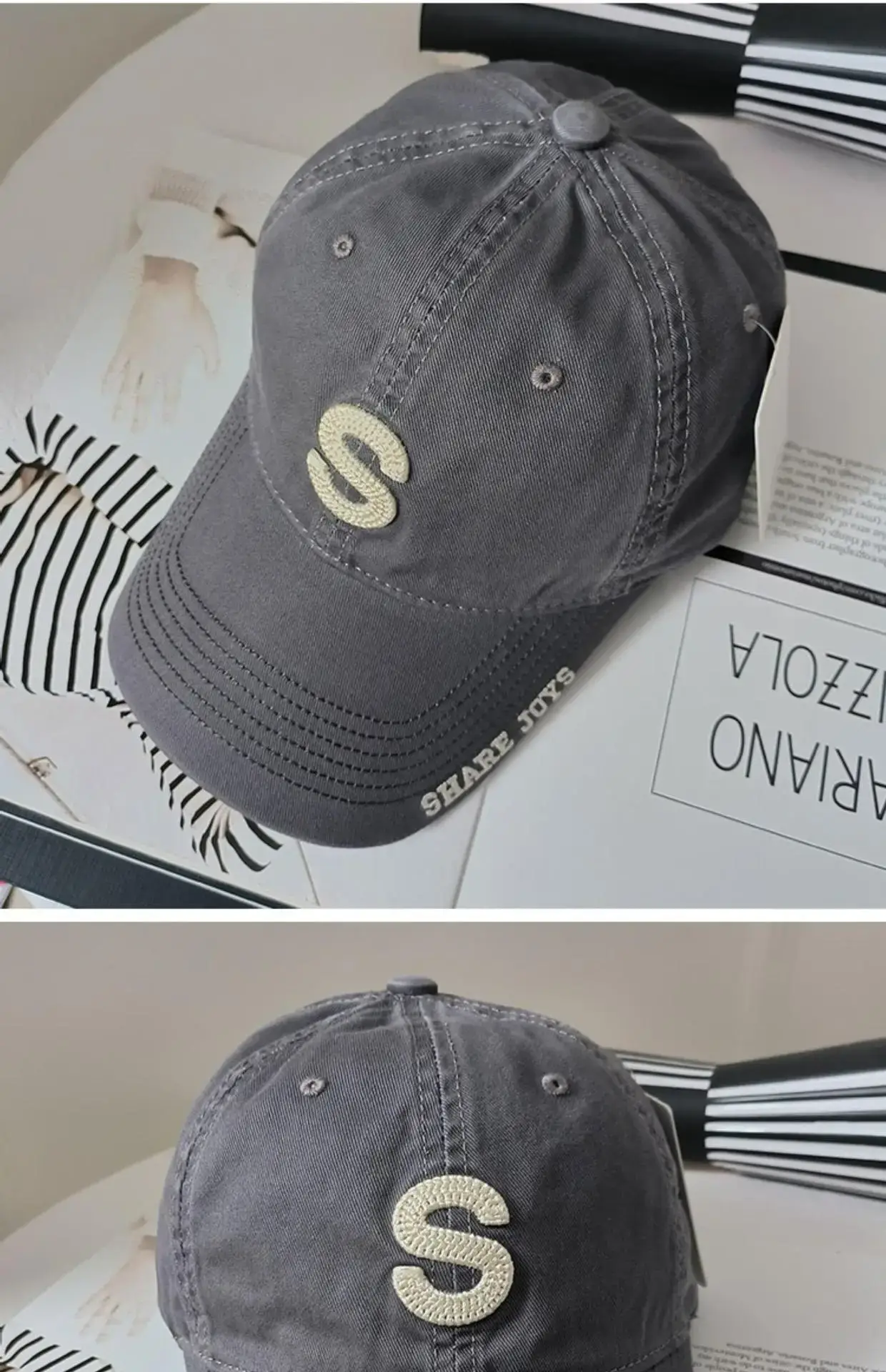 Women's Brown Logo Baseball Cap 2023 Summer — feature 9