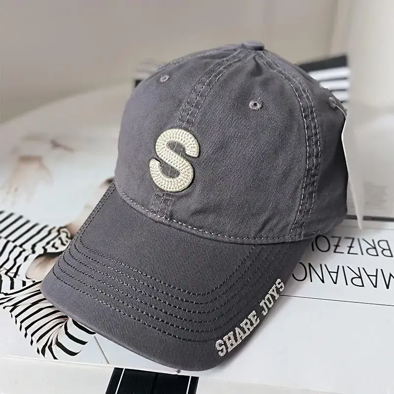 Women's Brown Logo Baseball Cap 2023 Summer - Image 3