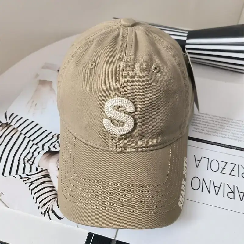 Women's Brown Logo Baseball Cap 2023 Summer - Image 4