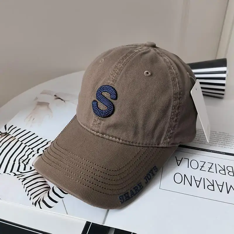 Women's Brown Logo Baseball Cap 2023 Summer - Image 7