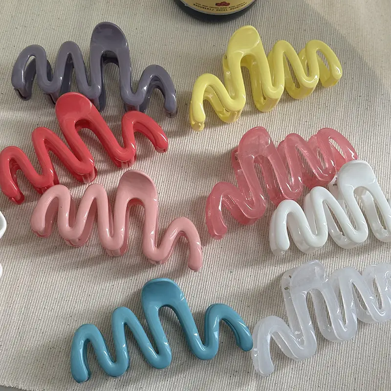 Colorful Wave Hair Clips for Girls - 1 Pack of Premium Quality - Image 11