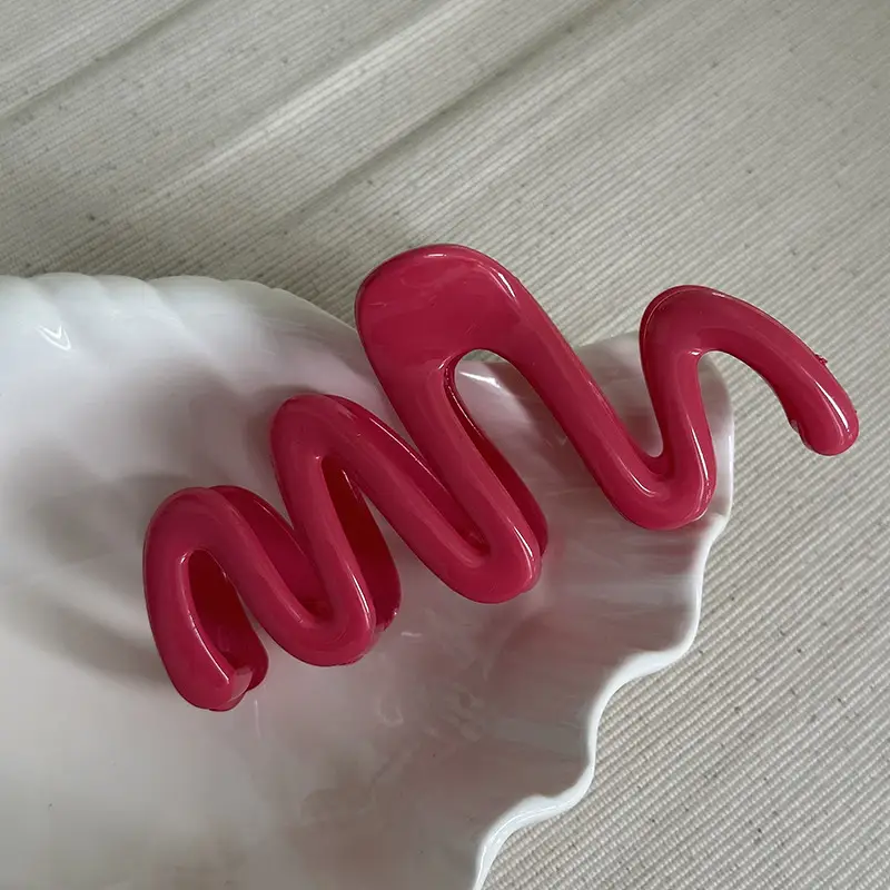 Colorful Wave Hair Clips for Girls - 1 Pack of Premium Quality — feature 10