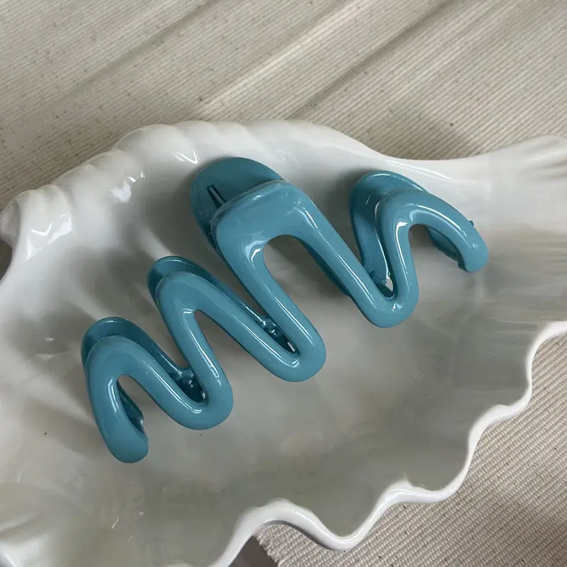 Colorful Wave Hair Clips for Girls - 1 Pack of Premium Quality — feature 16