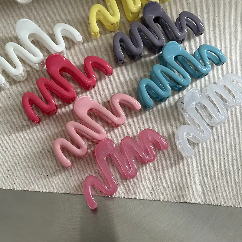 Colorful Wave Hair Clips for Girls - 1 Pack of Premium Quality — feature 3
