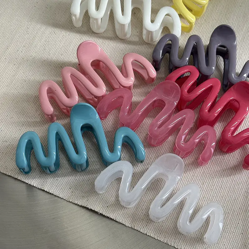 Colorful Wave Hair Clips for Girls - 1 Pack of Premium Quality — feature 6