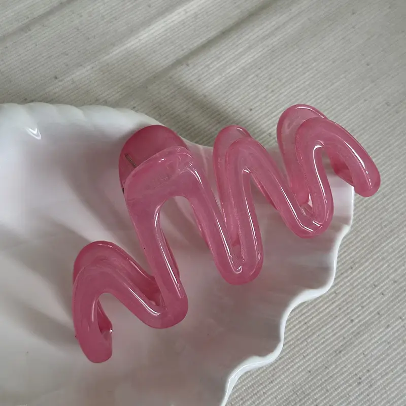 Colorful Wave Hair Clips for Girls - 1 Pack of Premium Quality - Image 5