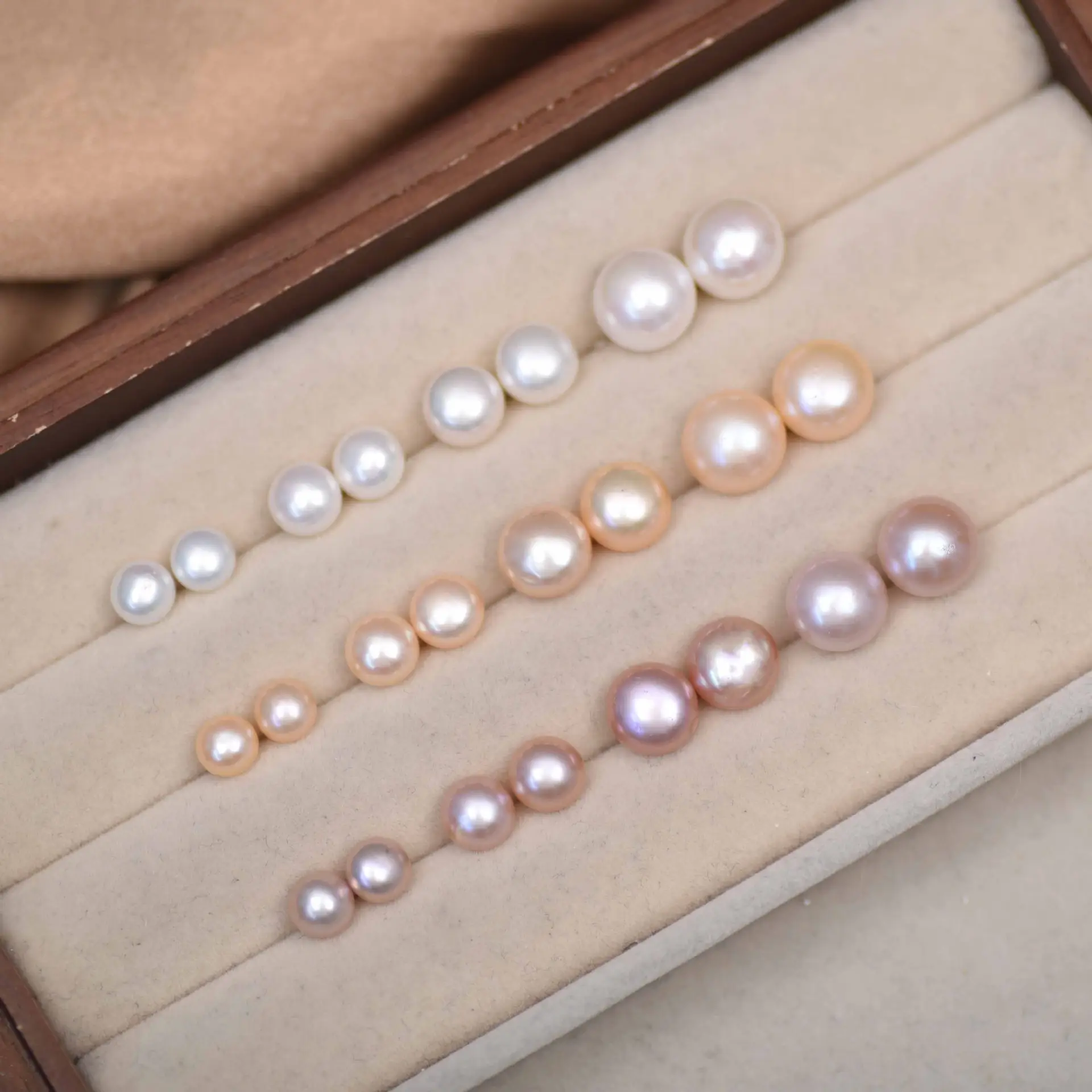 Classic Joker S925 Silver Pearl Earrings 5A Natural - Image 5