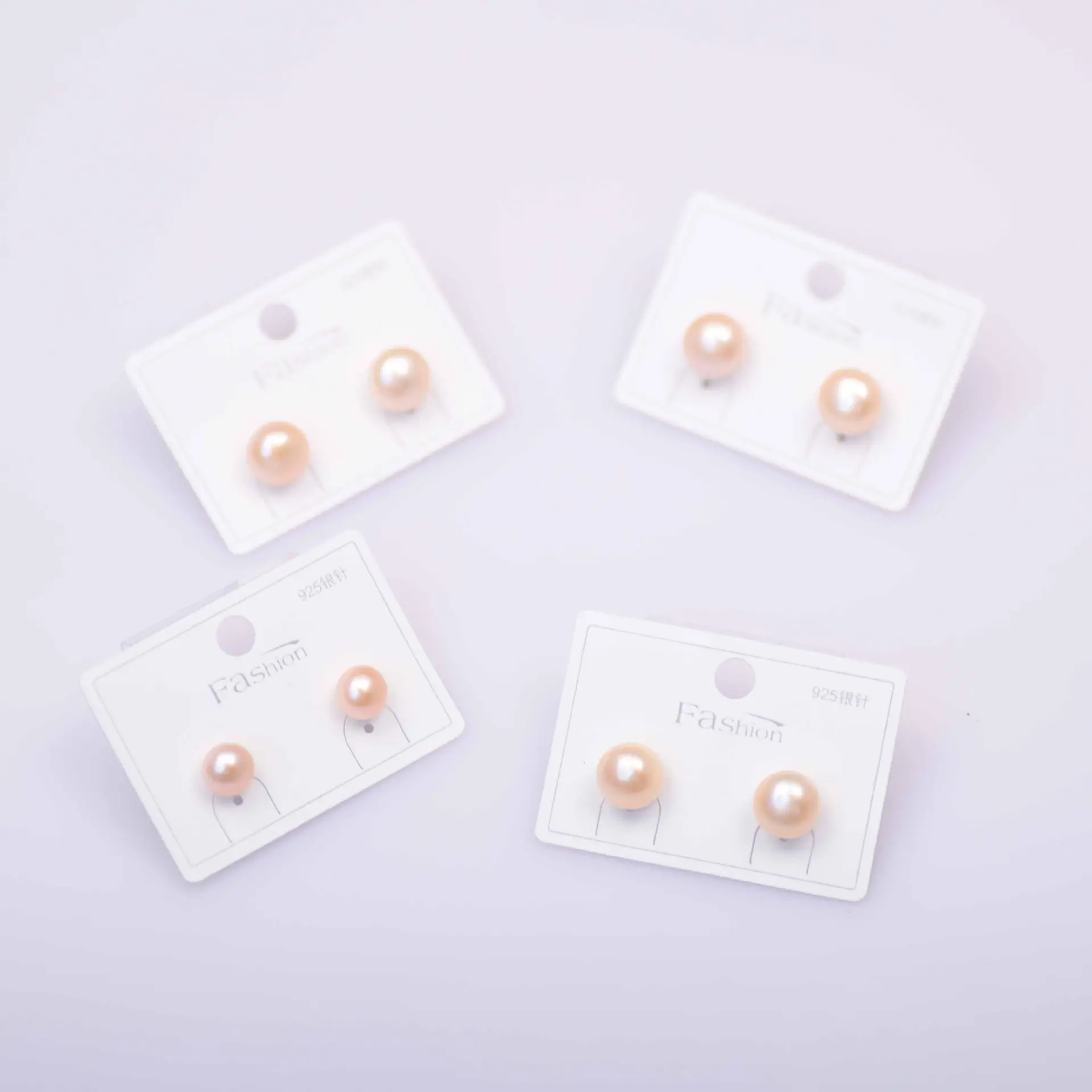 Classic Joker S925 Silver Pearl Earrings 5A Natural - Image 2