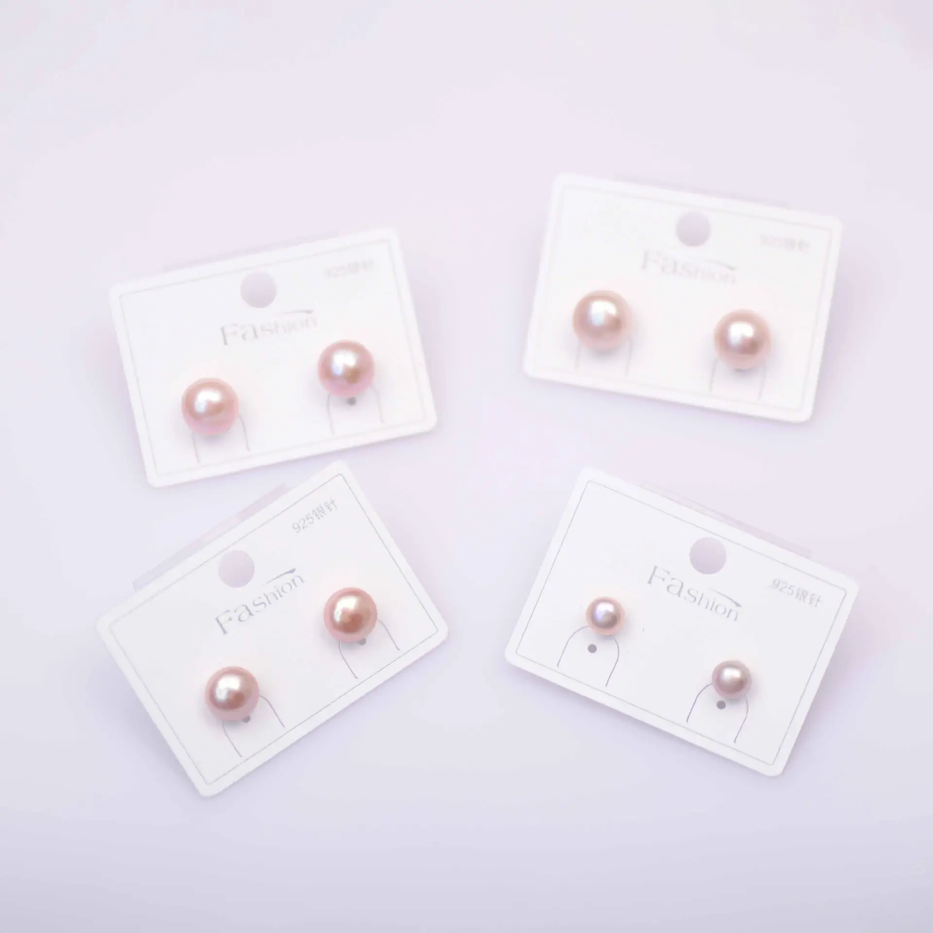 Classic Joker S925 Silver Pearl Earrings 5A Natural - Image 3