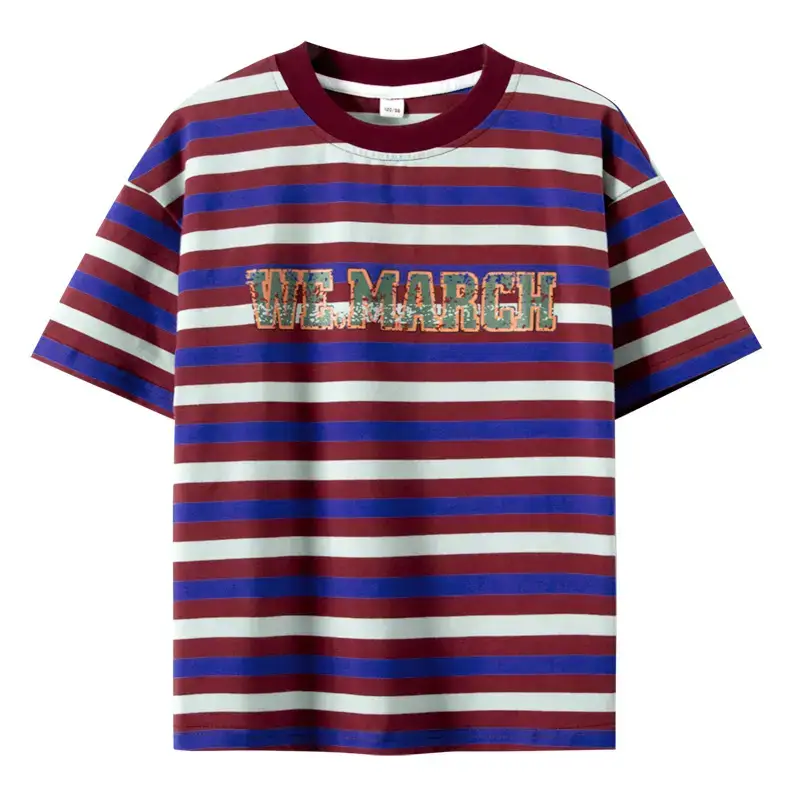 Trendy Boys Striped T-Shirt Summer 2024 - Image 6