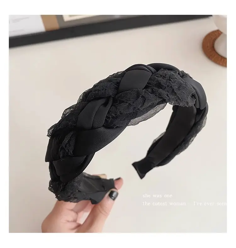Women's Braided Mesh Hair Hoop New French Style — feature 15