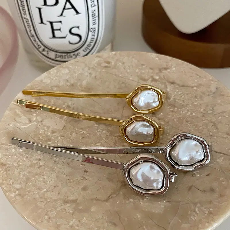 French Retro Pearl Clip Set for Women