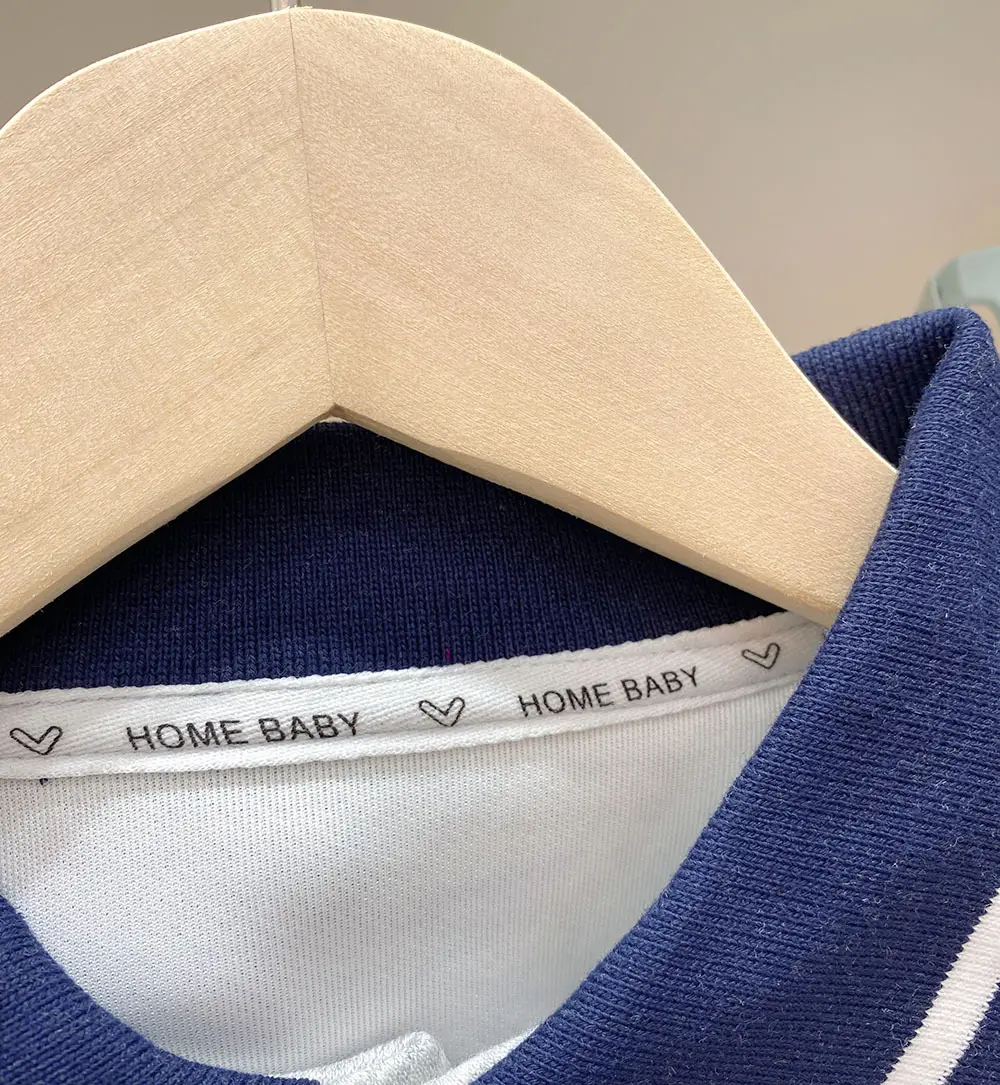 Boys Unusual Polo Shirt Blue Pants Set Autumn Spring — feature 8