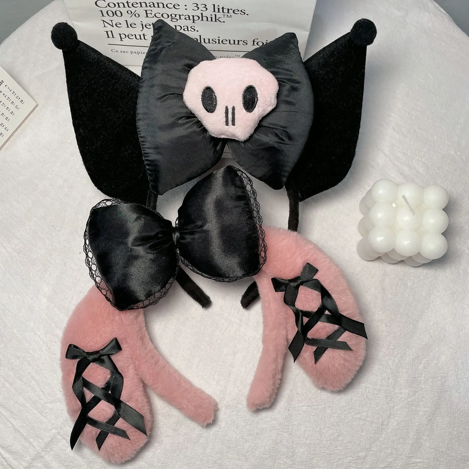 Cute Plush Hair Hoop with Bow for Girls - Image 121