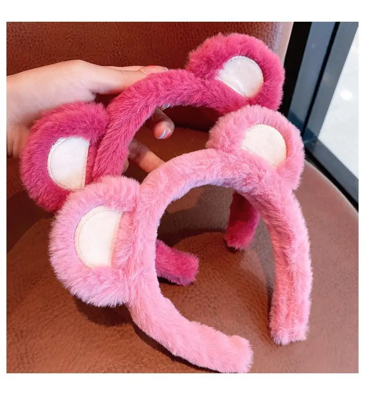 Cute Plush Hair Hoop with Bow for Girls — feature 5