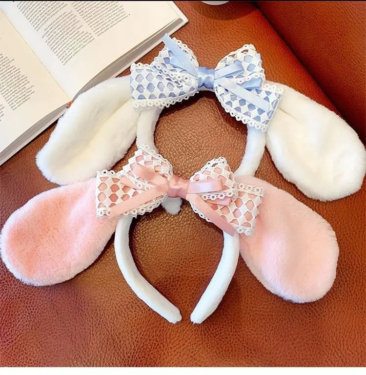 Cute Plush Hair Hoop with Bow for Girls — feature 6