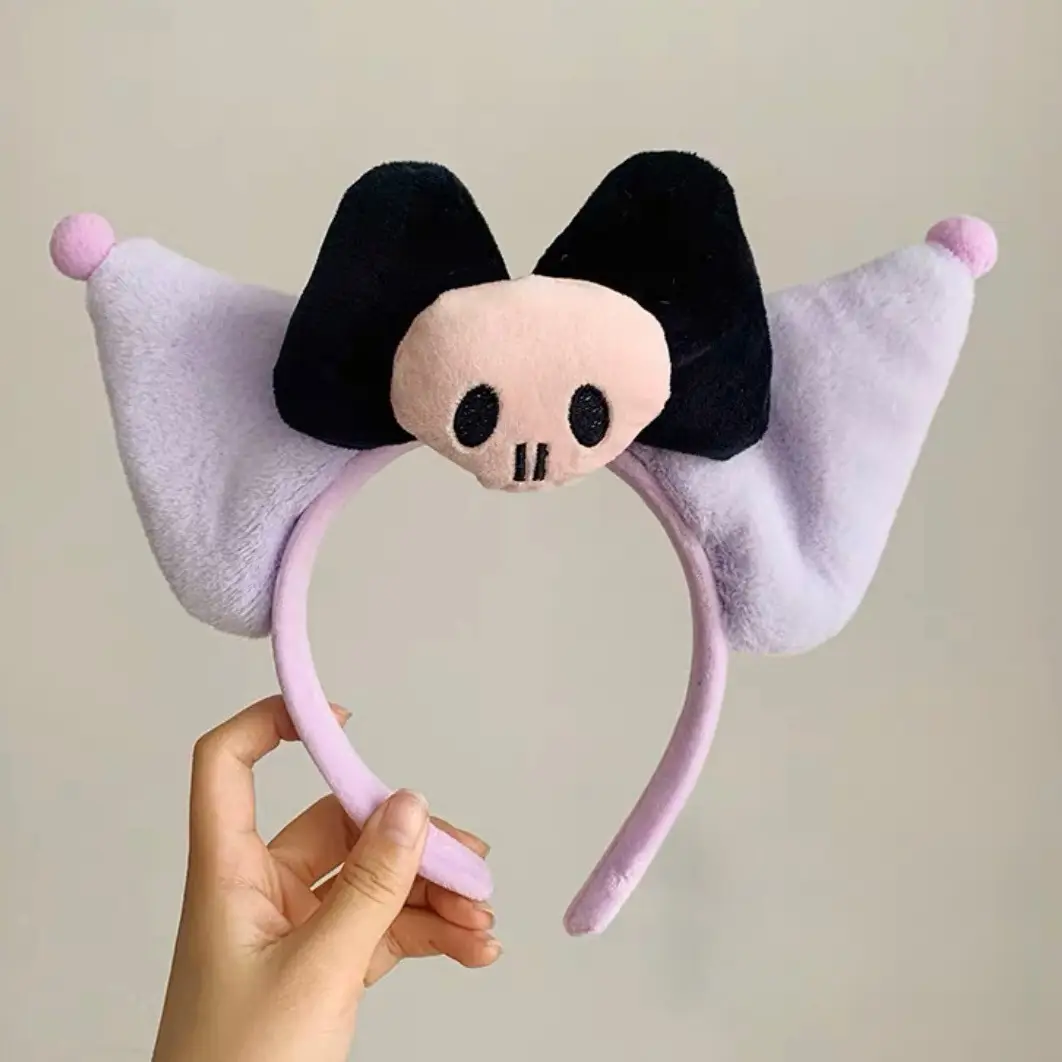 Cute Plush Hair Hoop with Bow for Girls - Image 10