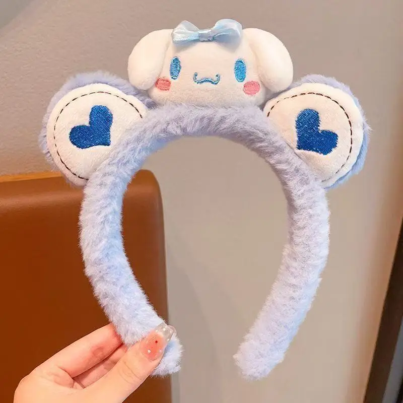 Cute Plush Hair Hoop with Bow for Girls - Image 101