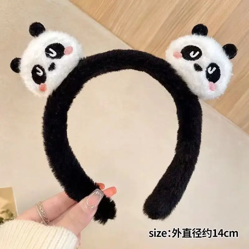 Cute Plush Hair Hoop with Bow for Girls - Image 106