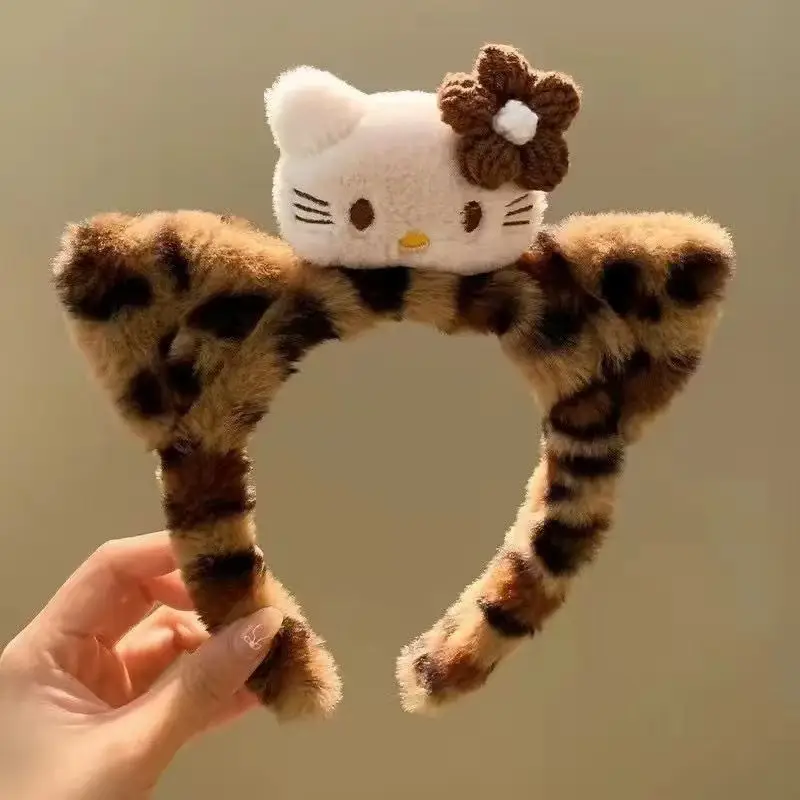 Cute Plush Hair Hoop with Bow for Girls - Image 109