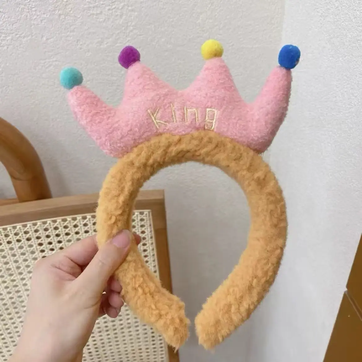 Cute Plush Hair Hoop with Bow for Girls - Image 25