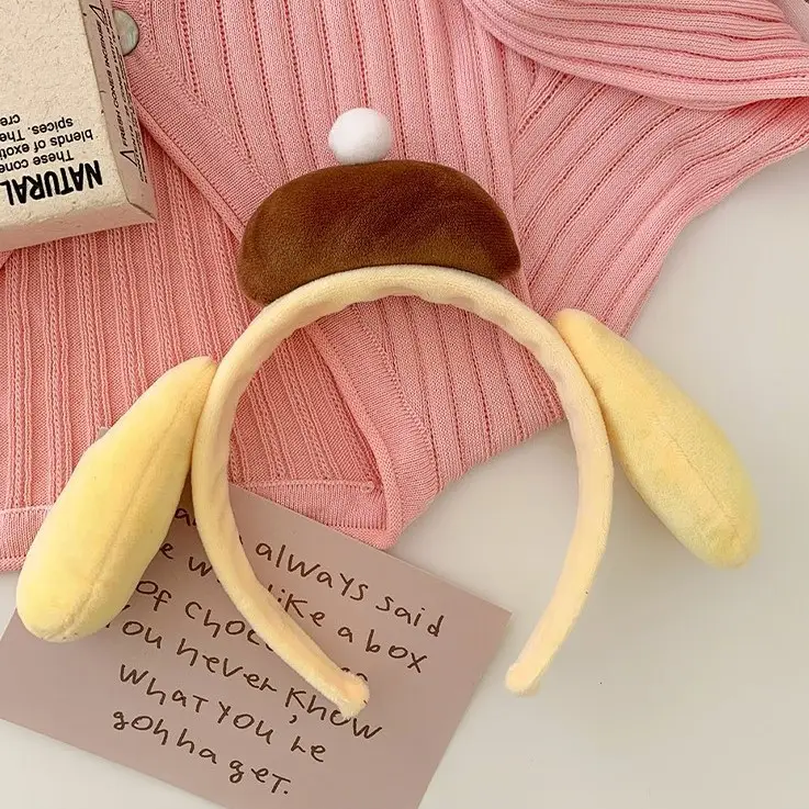 Cute Plush Hair Hoop with Bow for Girls - Image 26